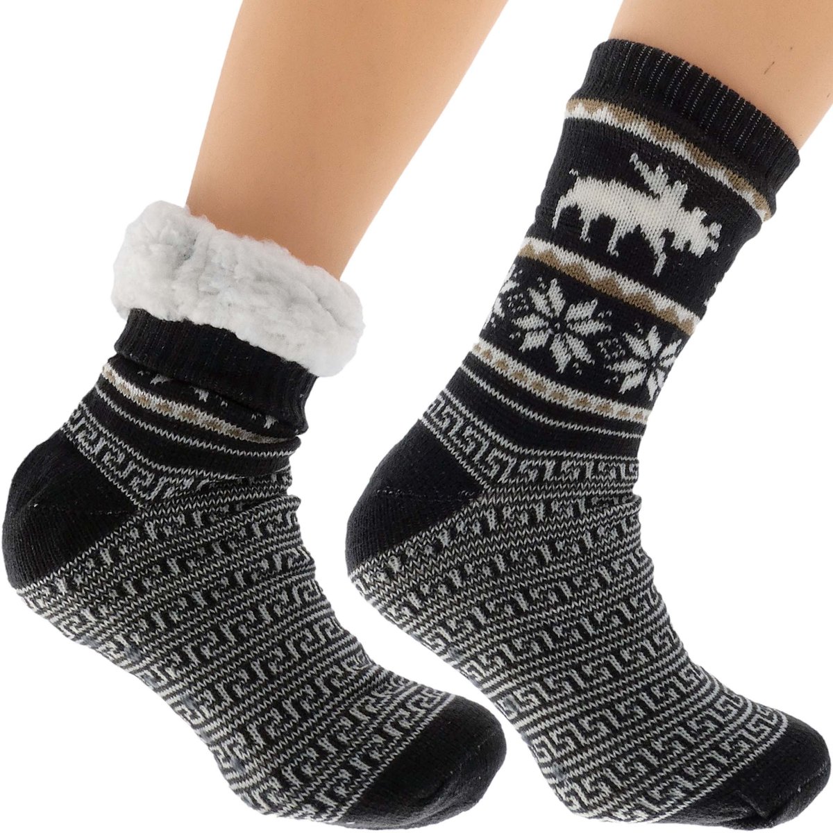 Wyjątkowe Męskie Skarpetki Zimowe Norweski Design 41-46