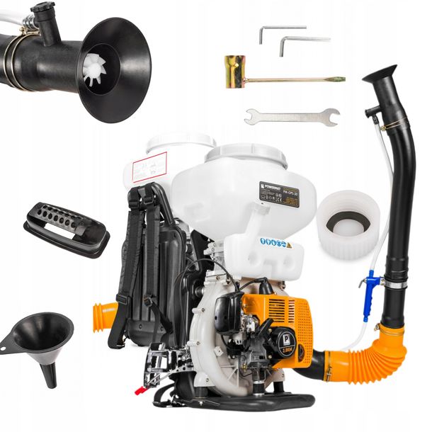 Opryskiwacz Spalinowy Plecakowy Dmuchawa 20l 3.8km