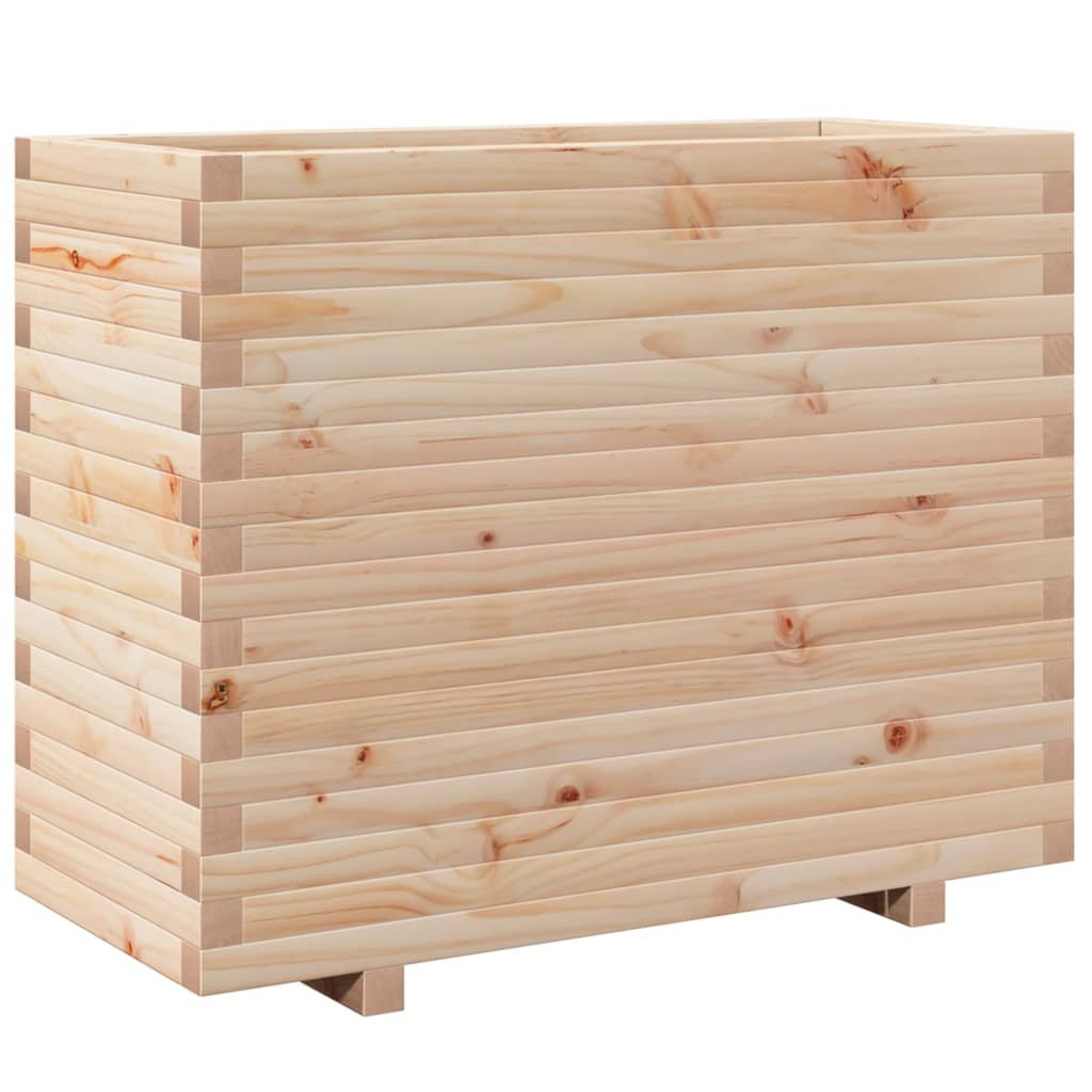 vidaXL Donica ogrodowa, 90x40x72,5 cm, lite drewno sosnowe