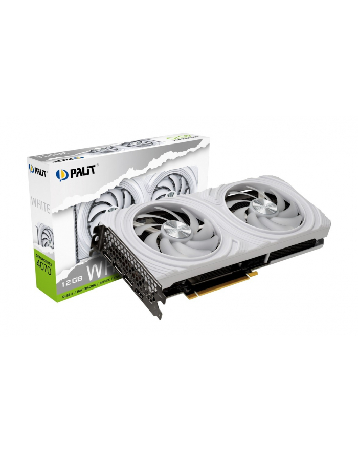 palit Karta graficzna GeForce RTX 4070 12GB GDDR6X 192bit 3DP biała 