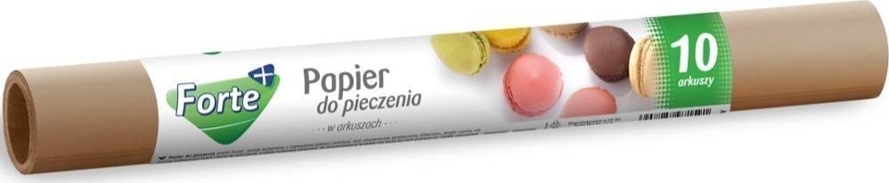 Affek Design FORTE Papier do pieczenia w arkuszach 10m rolka