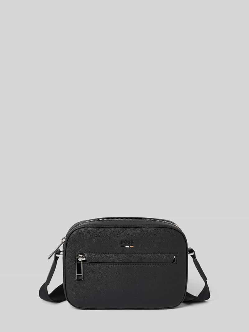 Torba na ramię z detalem z logo model ‘Ray’