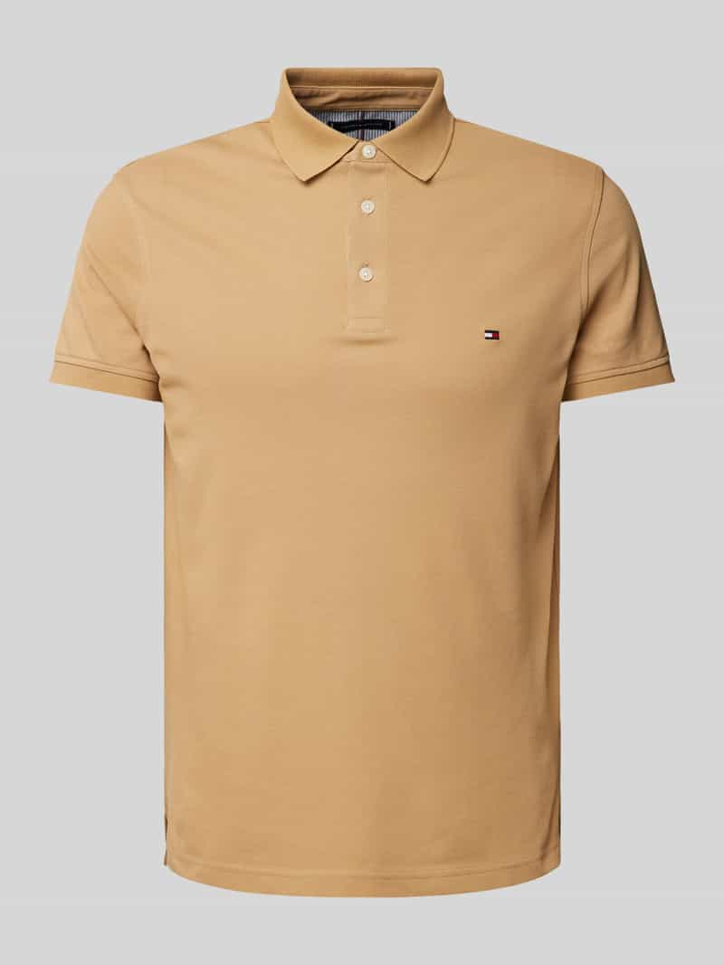 Koszulka polo o kroju slim fit z wyhaftowanym logo