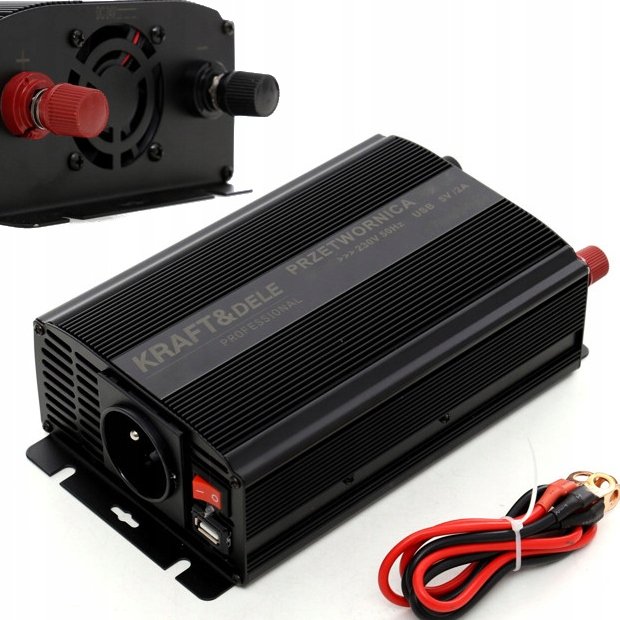 Przetwornica Samochodowa Napięcia 12V 230V 700W