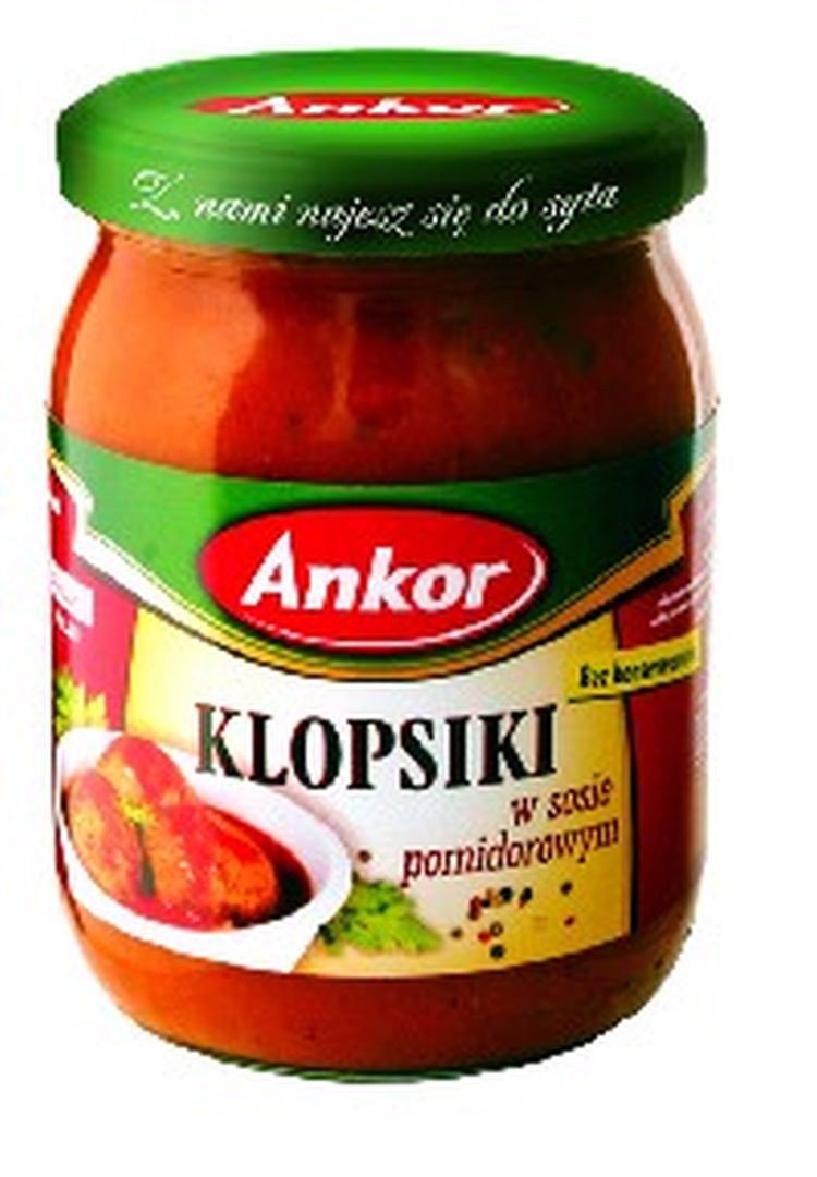 Ankor Klopsiki w sosie pomidorowym 500 g