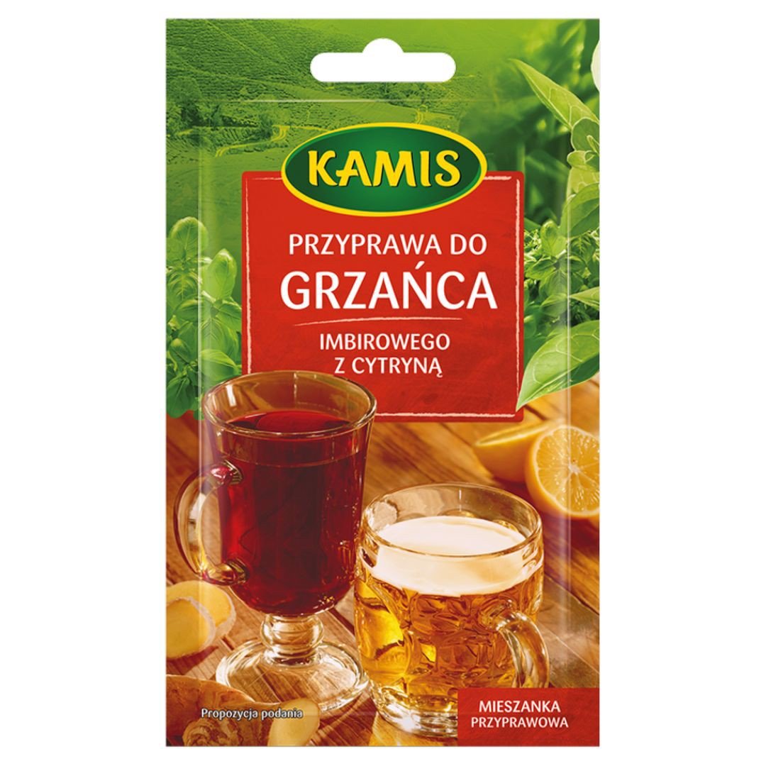 Kamis Przyprawa do grzańca imbirowego z cytryną Mieszanka przyprawowa 25 g