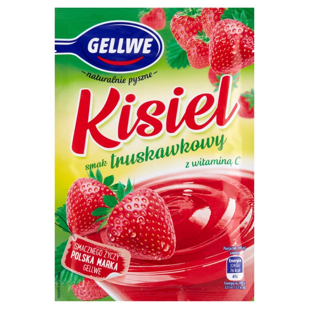 Gellwe Kisiel smak truskawkowy 38 g