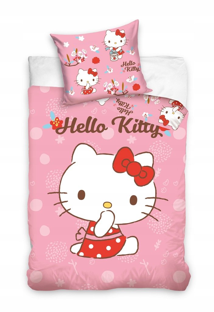 POŚCIEL dziecięca HELLO KITTY 100x135 cm niemowlęca