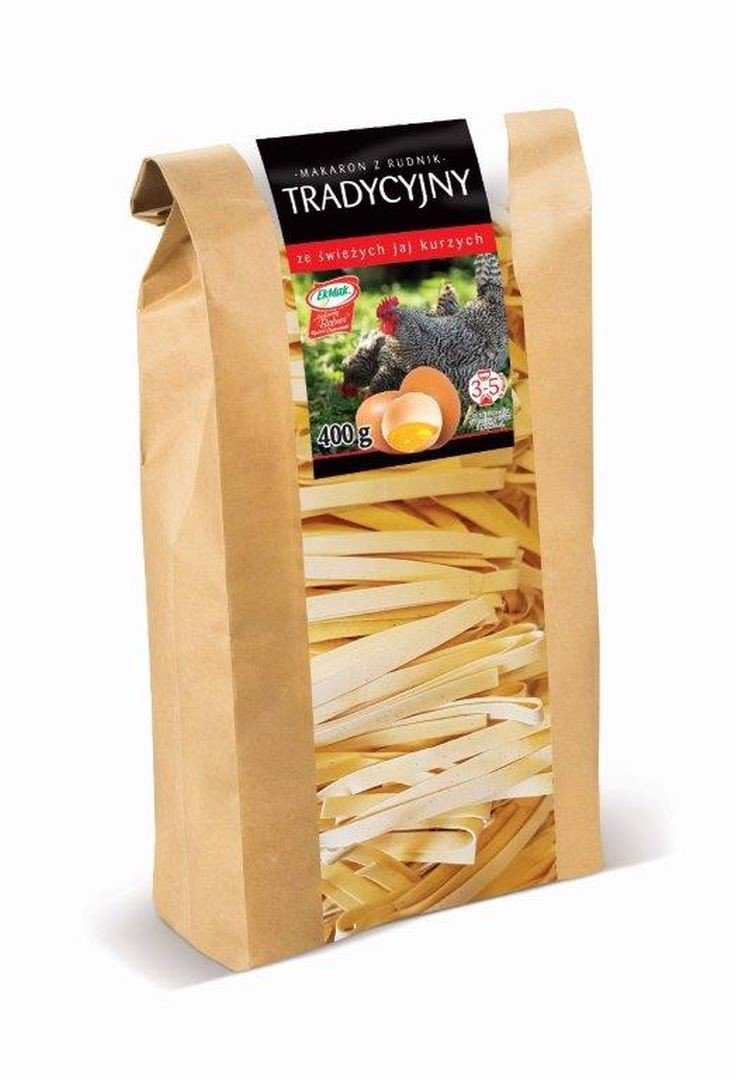 Ekomak makaron swojski wstążka szeroka 400g