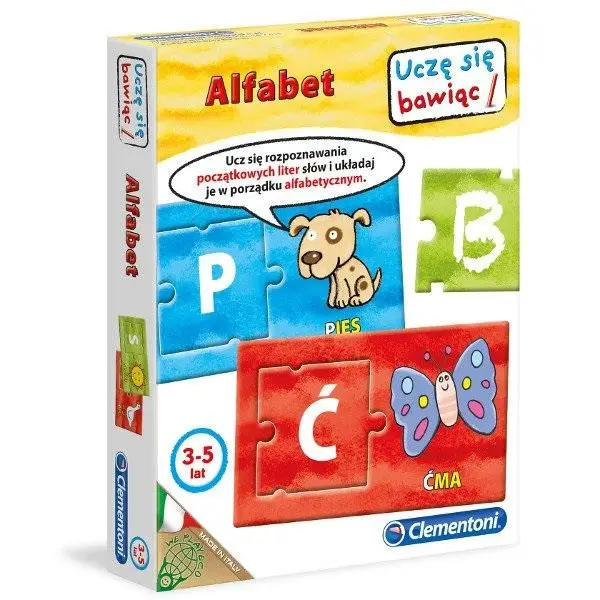 Uczę się bawiąc. Alfabet - Clementoni