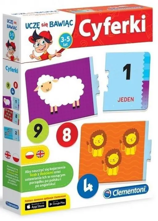 Uczę się bawiąc. Cyferki - Clementoni