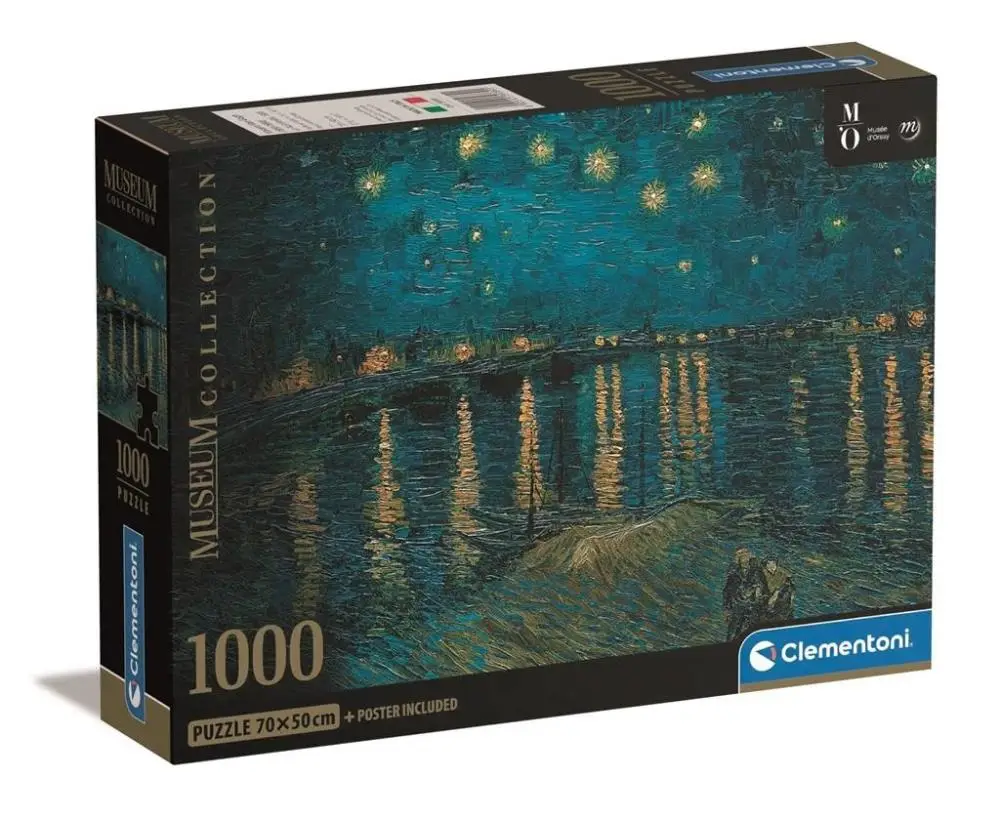 Puzzle 1000 Compact Museum Orsay Van Gogh - Clementoni
