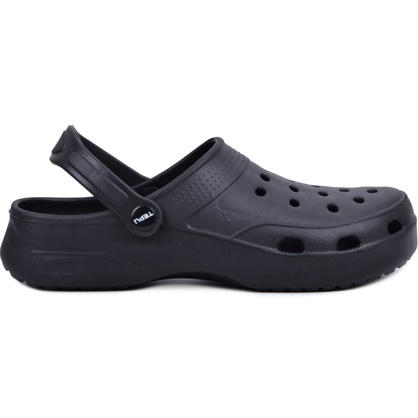 KLAPKI KROKSY buty LEKKIE chodaki czarne - Buty Olivier