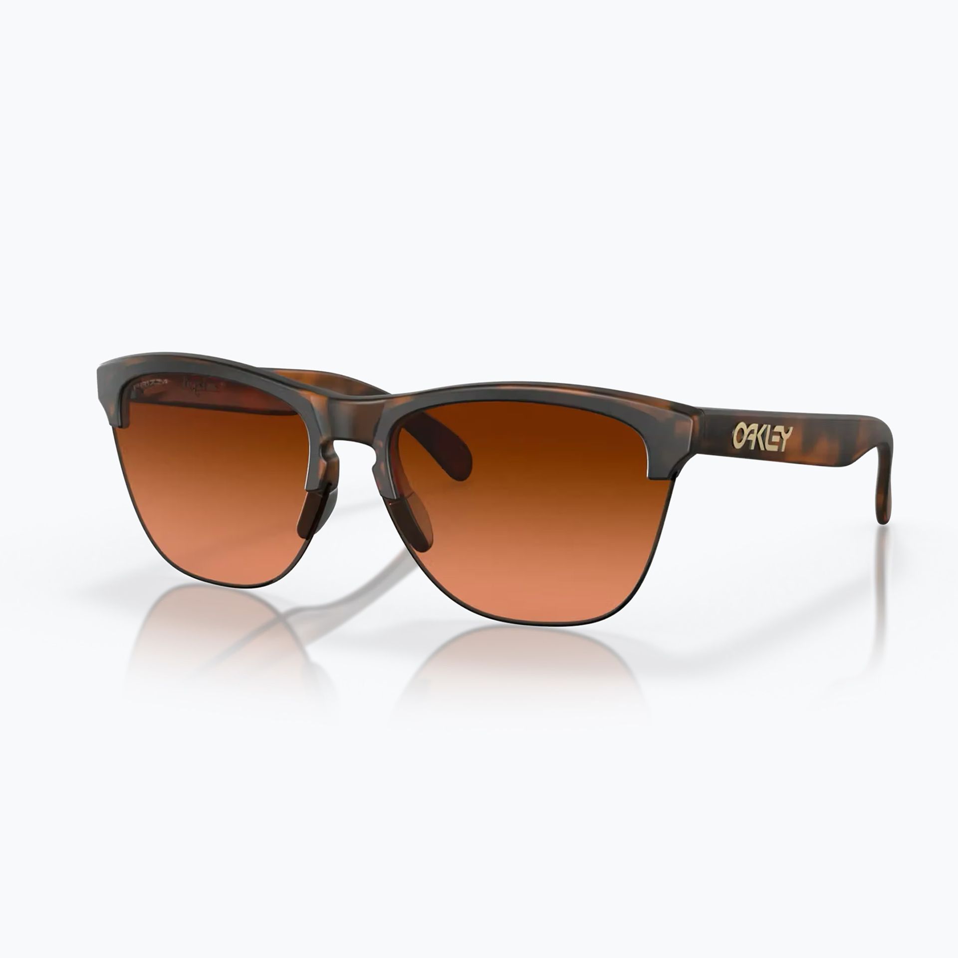 Okulary przeciwsłoneczne Oakley Frogskins Lite matte brown tortoise/prizm brown gradient