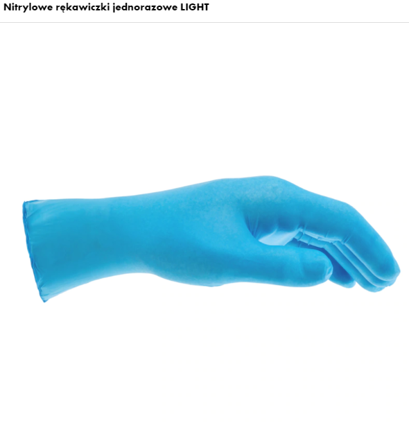 WURTH Rękawice Ochronne NITRYLOWE LIGHT XL (100szt.)