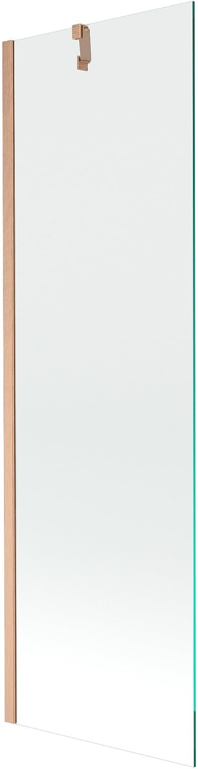 Mexen Next parawan nawannowy 1-skrzydłowy 60 x 150 cm, transparent, miedź szczotkowana - 895-060-000-00-00-65