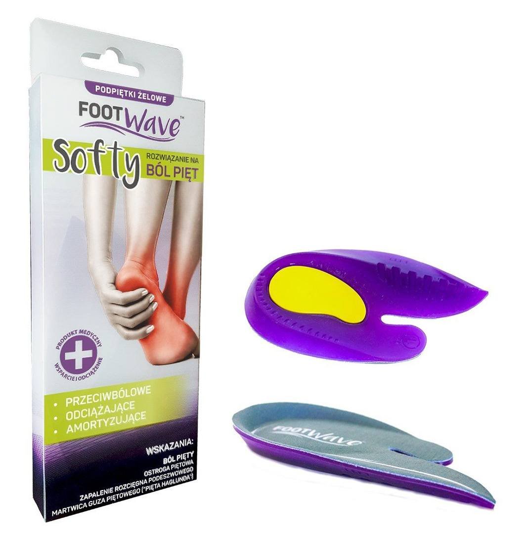 Wkładki podpiętki FootWave SOFTY na ból pięty