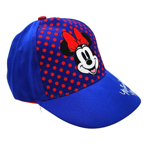 Granatowa czapka z daszkiem Myszka Minnie - 52 cm