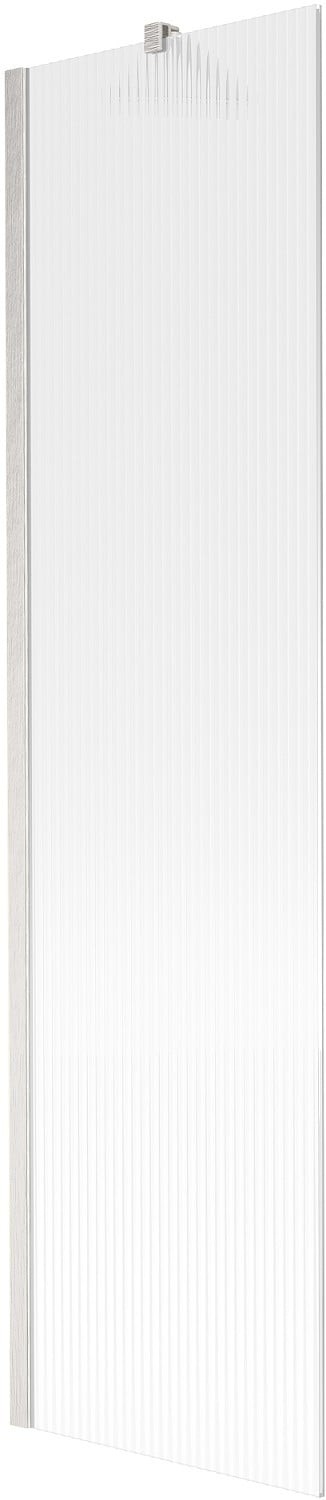 Mexen Next parawan nawannowy 1-skrzydłowy 50 x 150 cm, prążki, nikiel szczotkowany - 895-050-000-00-09-97