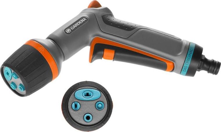 Gardena Comfort cleaning syringe EcoPulse, promotion, spray gun gray / orange
