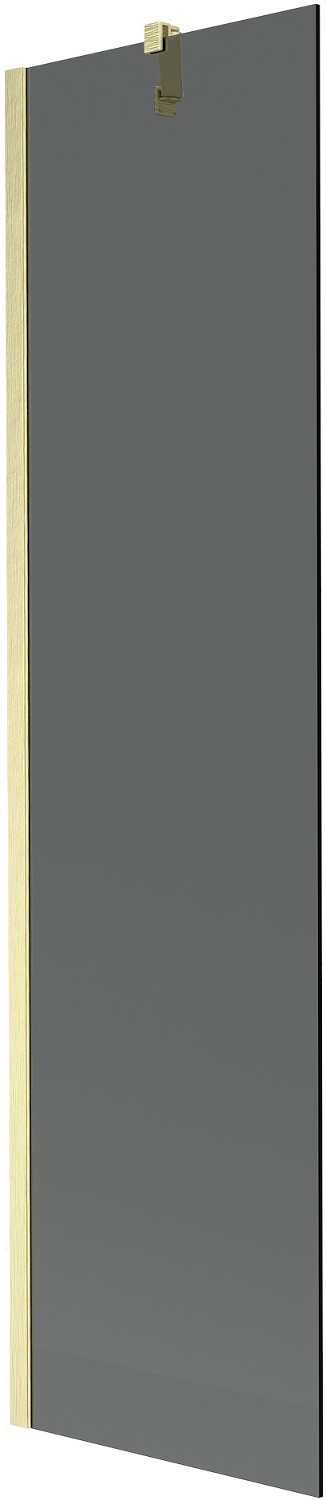 Mexen Next parawan nawannowy 1-skrzydłowy 50 x 150 cm, grafit, złoty szczotkowany - 895-050-000-00-40-55