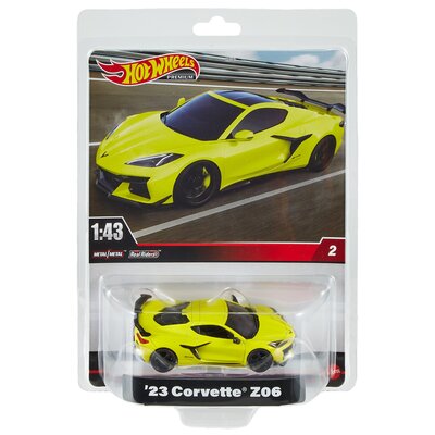 Hot Wheels, Pojazd Premium 1:43 Corvette