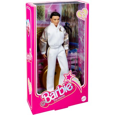 Barbie Lalka filmowa Ken biało-złoty dres disco Mattel