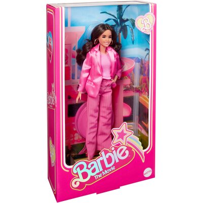 Kolekcjonerska Barbie Lalka Gloria Hpj98 W Trzyczęściowym Różowym Kombinezonie
