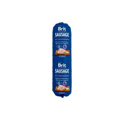Brit Premium Pies Premium Sausage Chicken&Rabbit 800g