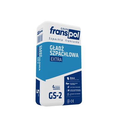 Gładź szpachlowa extra biała GS-2 5 kg Franspol