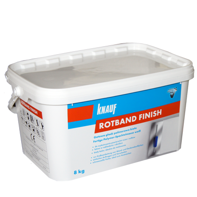 Gładź gotowa polimerowa biała Rotband Finish 3 kg Knauf