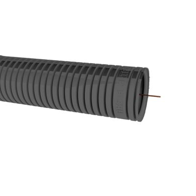 Rura karbowana RKGS 20 czarna 750N z pilotem 25 mb