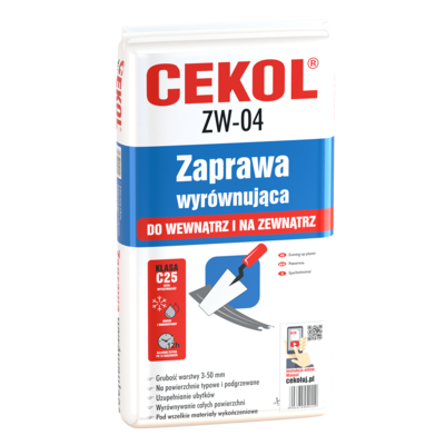 Zaprawa wyrównująca ZW-04 5 kg CEKOL