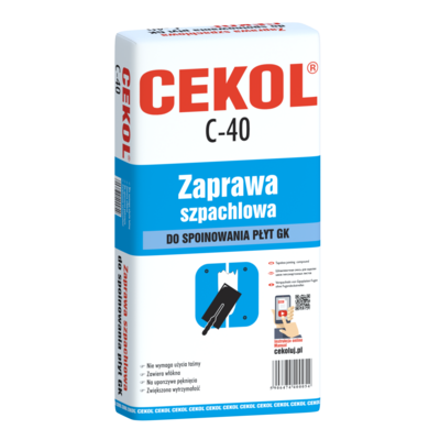 Cekol Zaprawa szpachlowa do spoinowania płyt GK C-40 5 kg