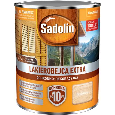 Sadolin Lakierobejca Ochronno-Dekoracyjna Extra Bezbarwny 0,75 l