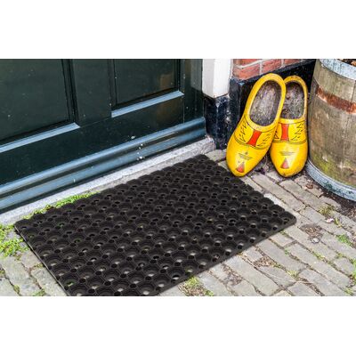 Wycieraczka Domino 50 x 100 cm czarna