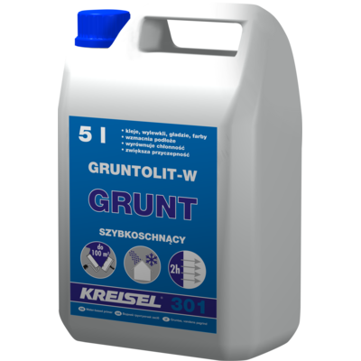 Wodny środek gruntujący Gruntolit-W 301 5 l KREISEL