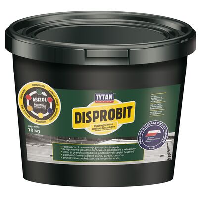 Masa dyspersyjna asfaltowo-kauczukowa Disprobit 10 kg Tytan