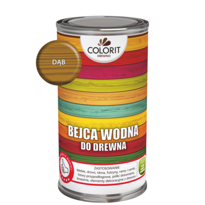 Bejca wodna do drewna Dąb 0,5 l Colorit Drewno