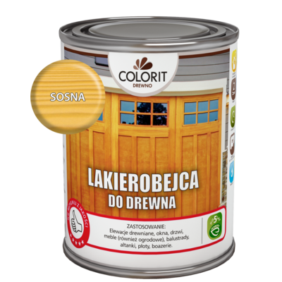 Lakierobejca do drewna Sosna 750 ml Colorit Drewno