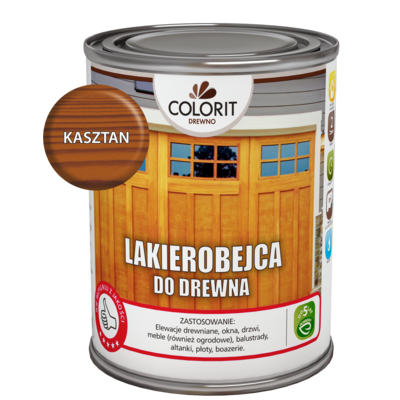 Lakierobejca do drewna Kasztan 750 ml Colorit Drewno