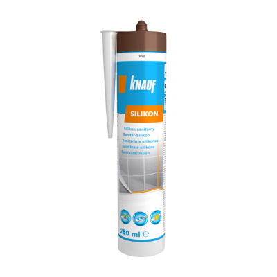Silikon sanitarny Brąz 280 ml