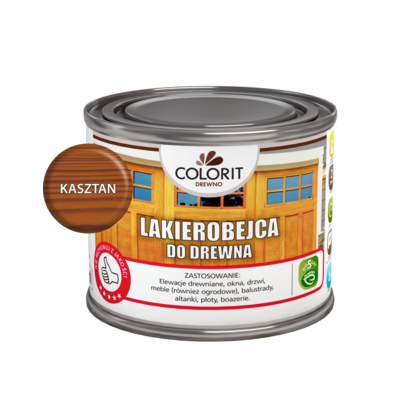 Lakierobejca do drewna Kasztan 0,375 l Colorit Drewno