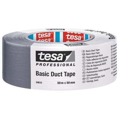 Tesa Taśma naprawcza Basic srebrna 25 m x 50 mm