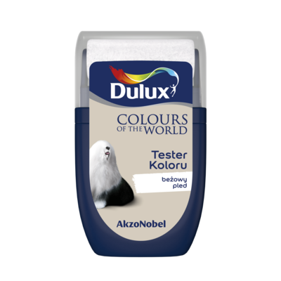 Farba lateksowa Dulux Kolory Świata tester – beżowy pled
