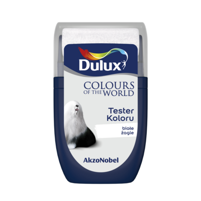 Farba lateksowa Dulux Kolory Świata tester – białe żagle