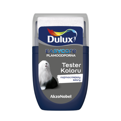 Farba lateksowa Dulux EasyCare tester – najmocniejszy szary
