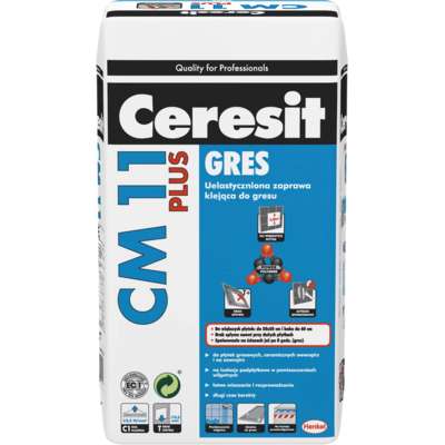 Zaprawa klejąca do gresu CM 11 PLUS 22,5 kg Ceresit