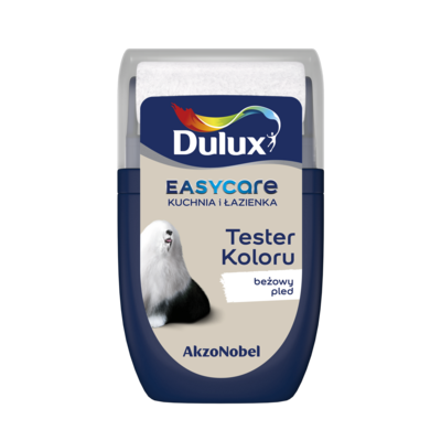 Farba Dulux EasyCare Kuchnia i Łazienka tester – beżowy pled