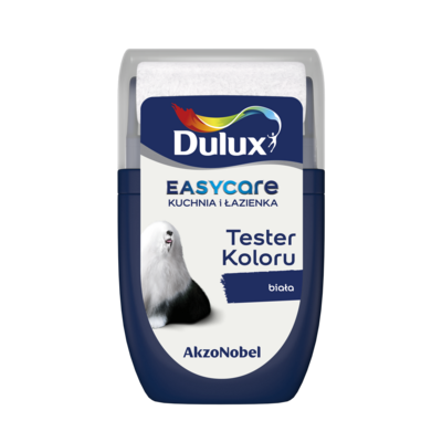Farba Dulux EasyCare Kuchnia i Łazienka tester – biała
